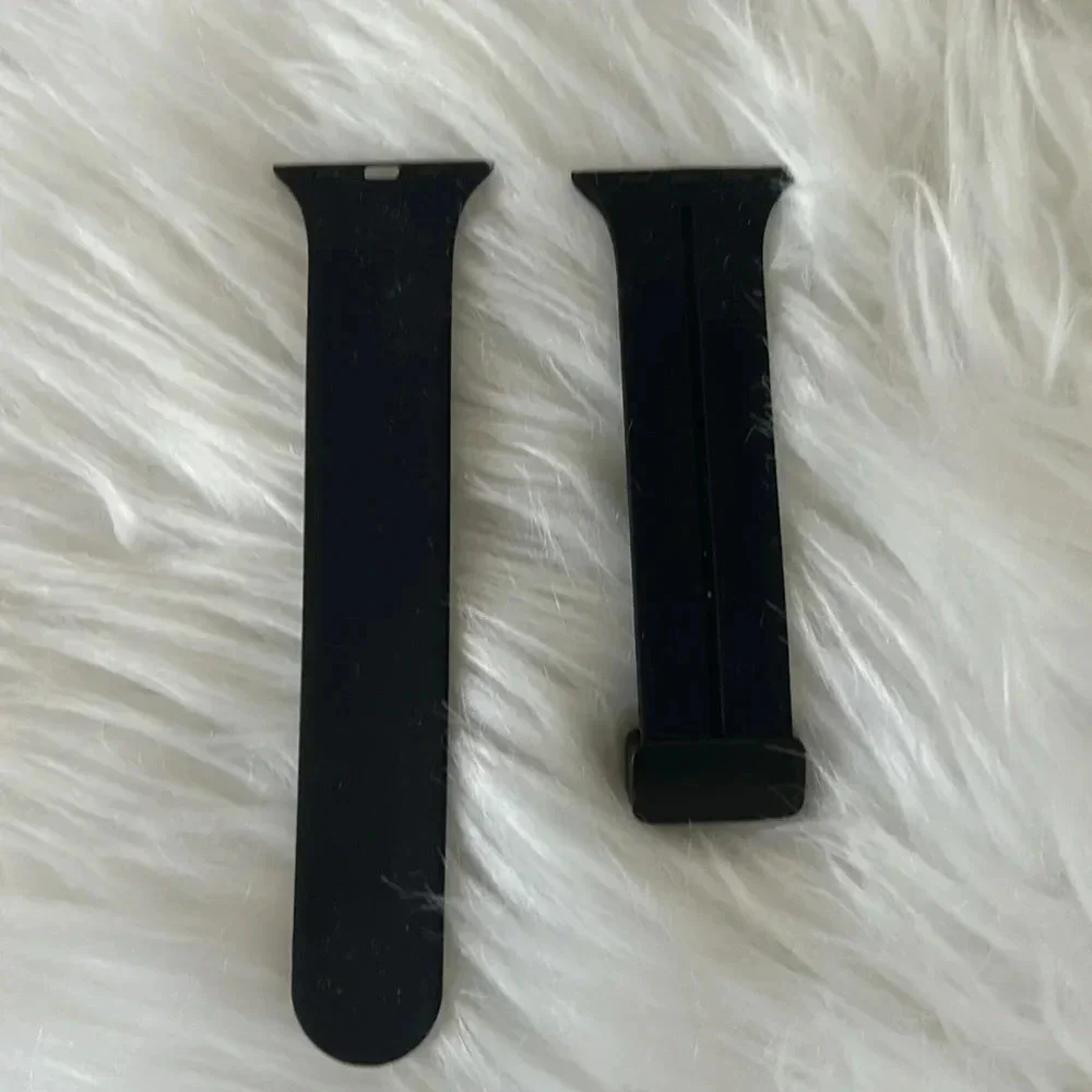 Watch Band Black Silicone 38/40/41 mm